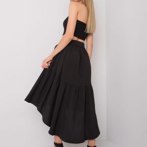 Black asymmetrical skirt Shayna RUE PARIS