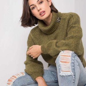 Khaki sweater Nessa RUE PARIS