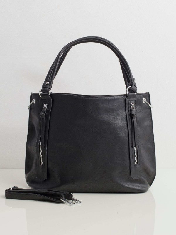 Black women's city bag