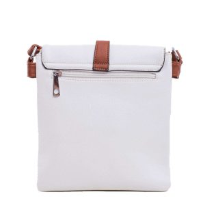 White Eco Leather Shoulder Bag