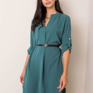 Dark turquoise dress Stella