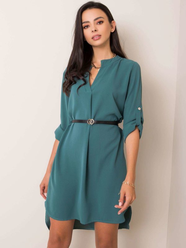 Dark turquoise dress Stella