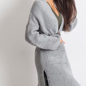 RUE PARIS Light grey Luna sweater