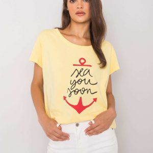 Yellow T-shirt with Silva print