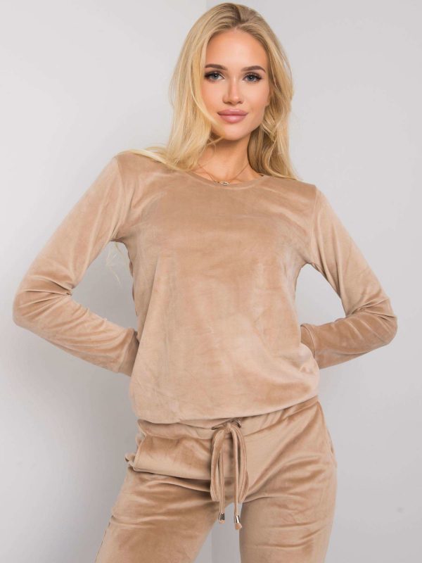 Beige velour set Clarisa RUE PARIS