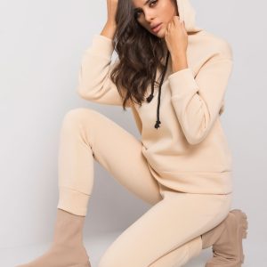 Beige women's sweatsuit set Eugene