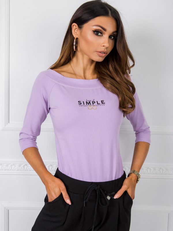 Cassia Light Purple Blouse