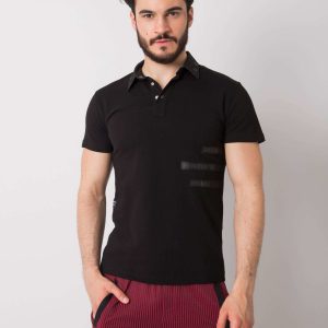 Vincent Men's Black Polo Shirt