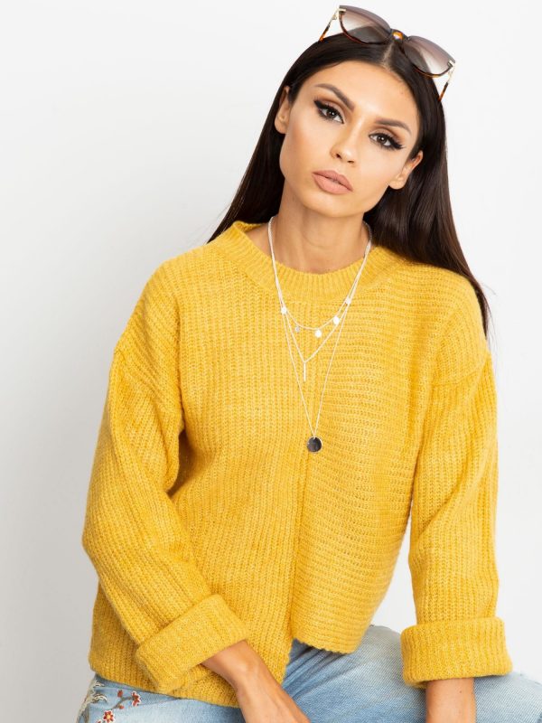 RUE PARIS Yellow Sunset sweater