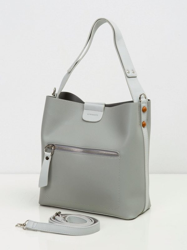 Grey Women's Eco Leather Bag