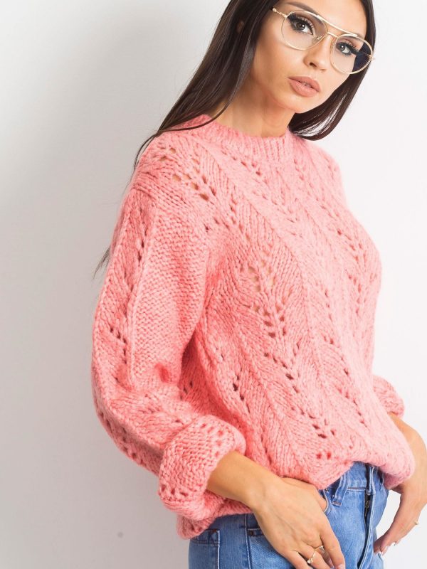 RUE PARIS Pink Brando sweater