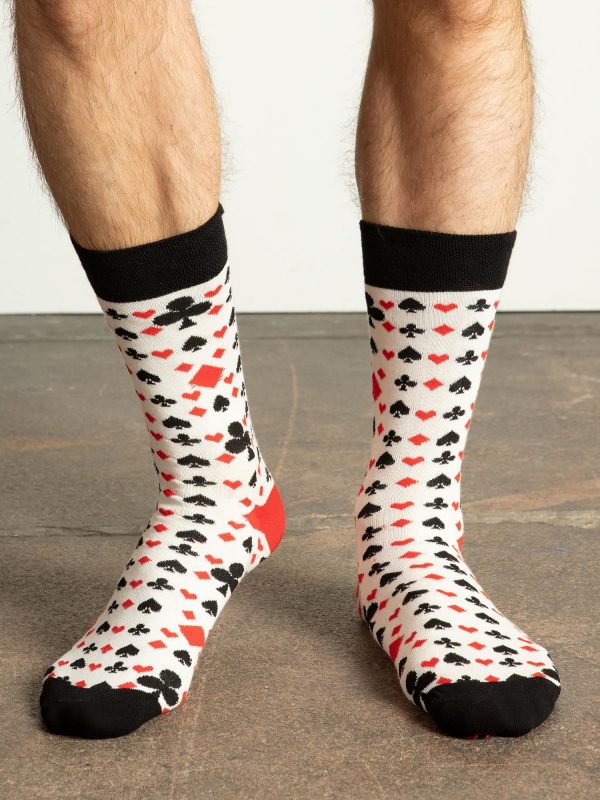 Men's Ecru Cotton Socks