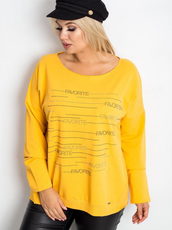 Dark Yellow Plus Size Shay Blouse