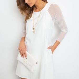 White Casual Dress