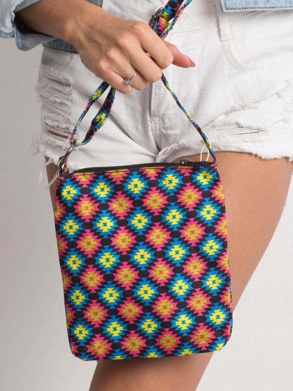 Small patterned handbag