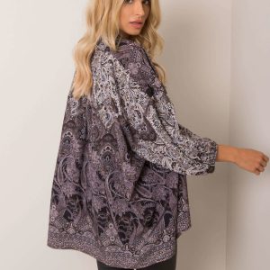 Black and grey blouse Mallorca