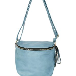 Blue eco leather bag