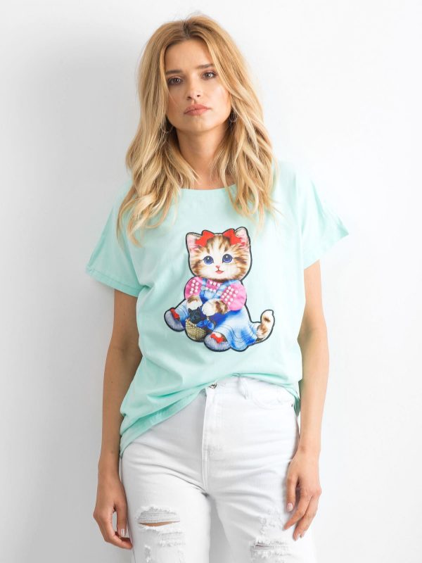 Mint Loose T-Shirt Sweetness