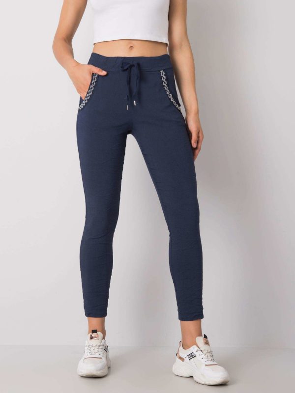 Navy blue trousers Tia