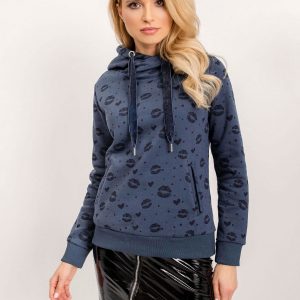 Raquel Dark Blue Sweatshirt