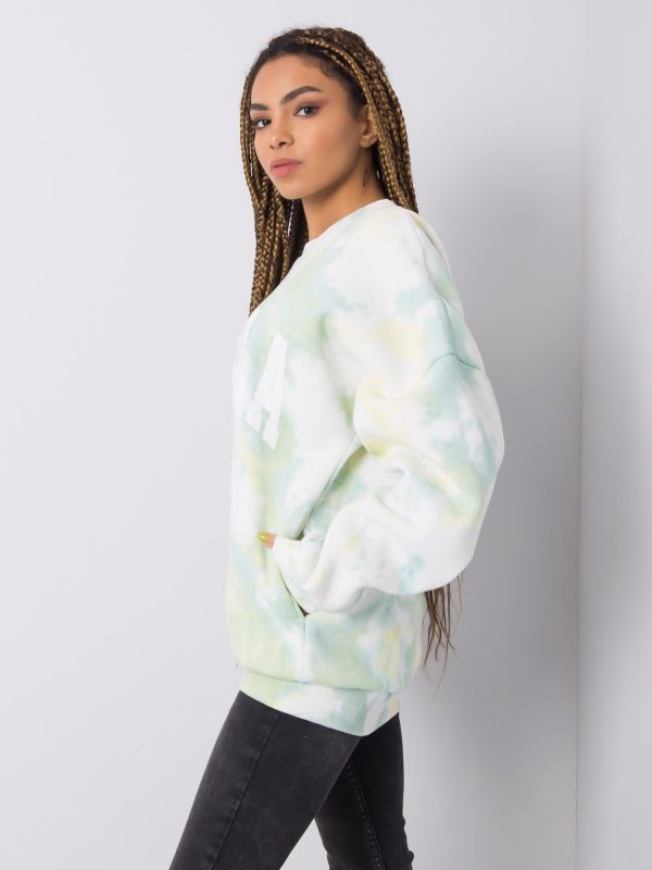 Green tie-dye sweatshirt Tamara RUE PARIS