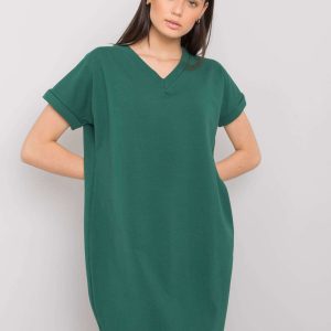 Dark green casual dress Tillie RUE PARIS