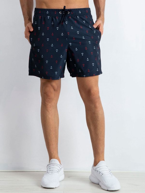 Navy Blue Marine Men's Shorts