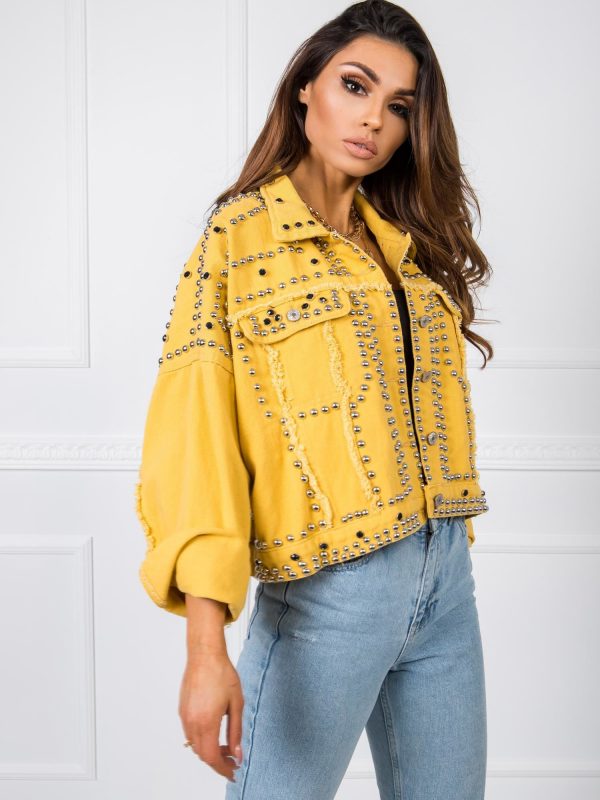 Rocky Yellow Denim Jacket