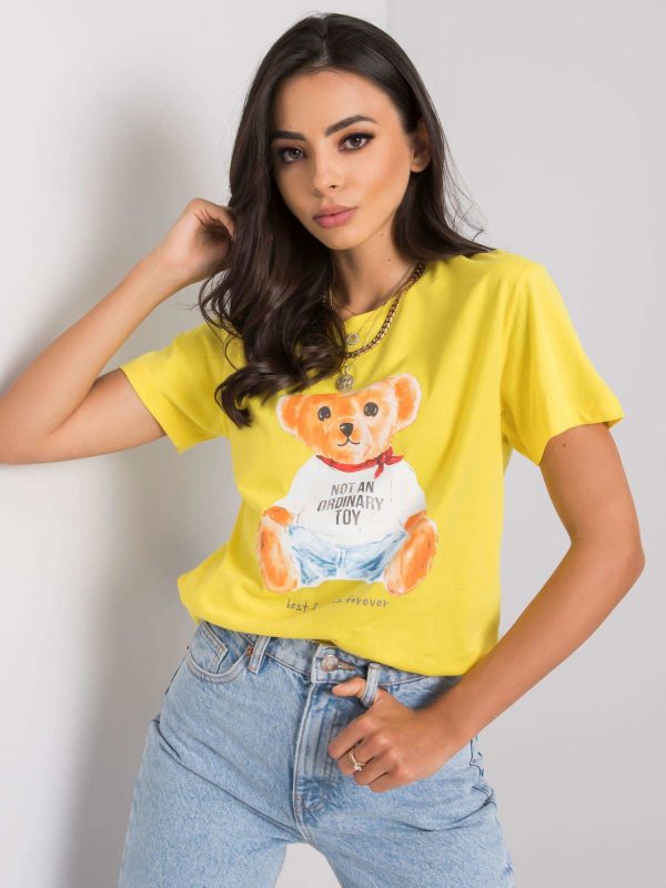 Yellow Cotton T-Shirt Mabelle