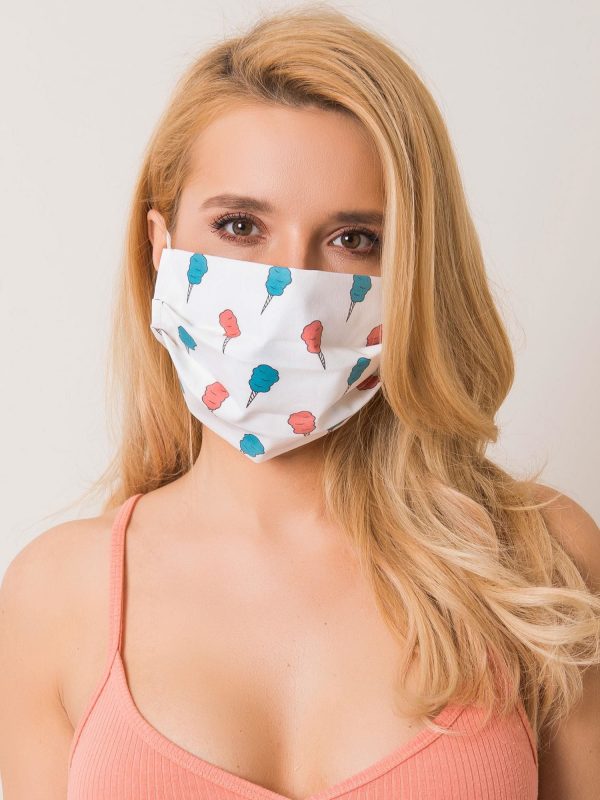 White reusable mask