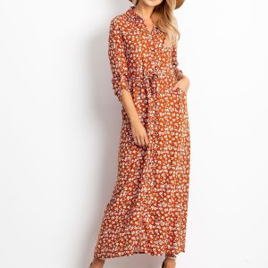 RUE PARIS Brown Dress Icon