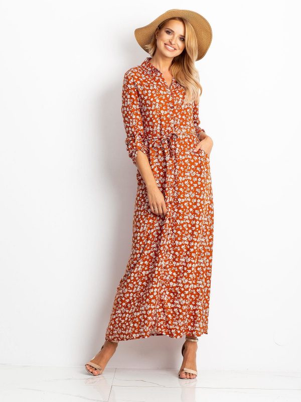 RUE PARIS Brown Dress Icon