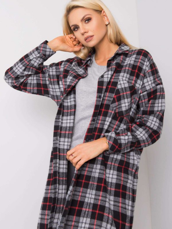 Grey flannel shirt Estra