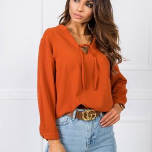 Brick blouse Henrietta RUE PARIS