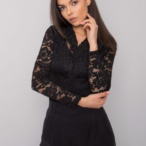 Black Elegant Lace Blouse Lancaster OCH BELLA