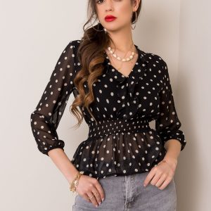 Black blouse Leigh RUE PARIS