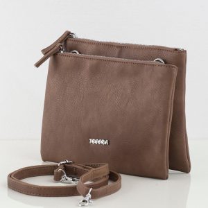 Brown Eco Leather Messenger Messenger