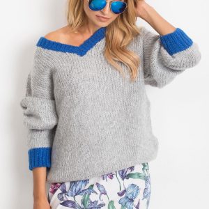 RUE PARIS Grey Pullover Drive