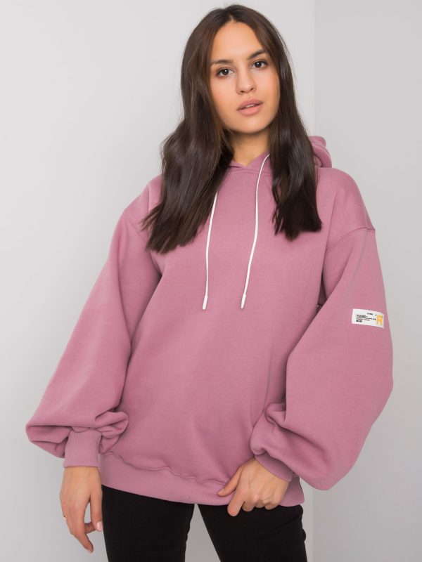 Yassie Dirty Pink Hooded Sweatshirt