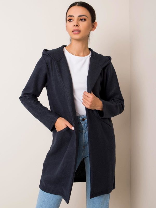 Dark blue coat by Cheri SUBLEVEL