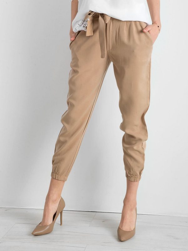 Women's Beige Joggers