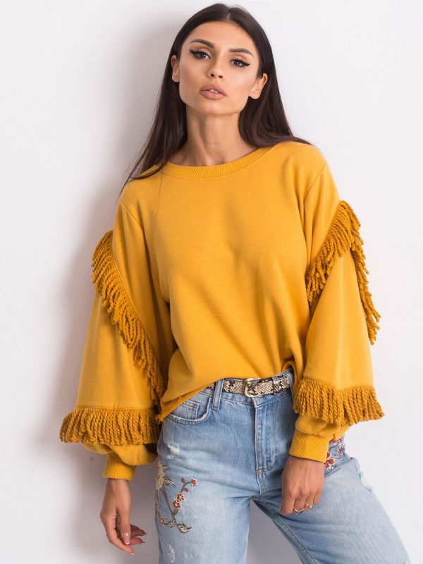 Silvia mustard sweatshirt