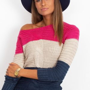 Tricolor sweater