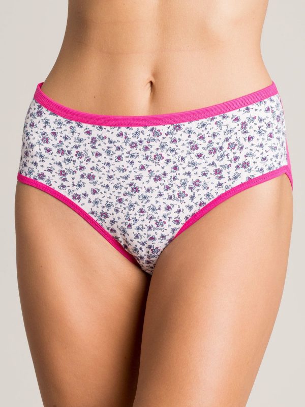 Pink flower panties