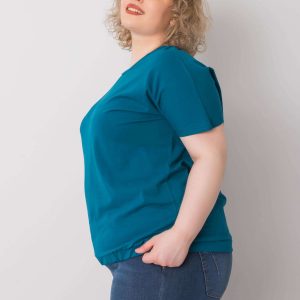 Sea plus size blouse with Addyson ribbed