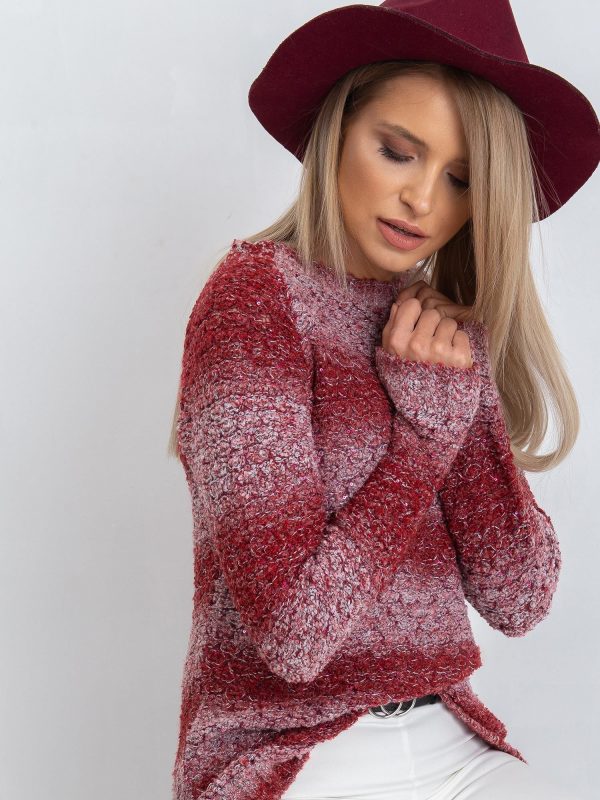 Burgundy Loop Sweater