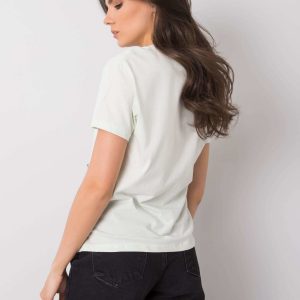 Mint t-shirt with Alaine applique