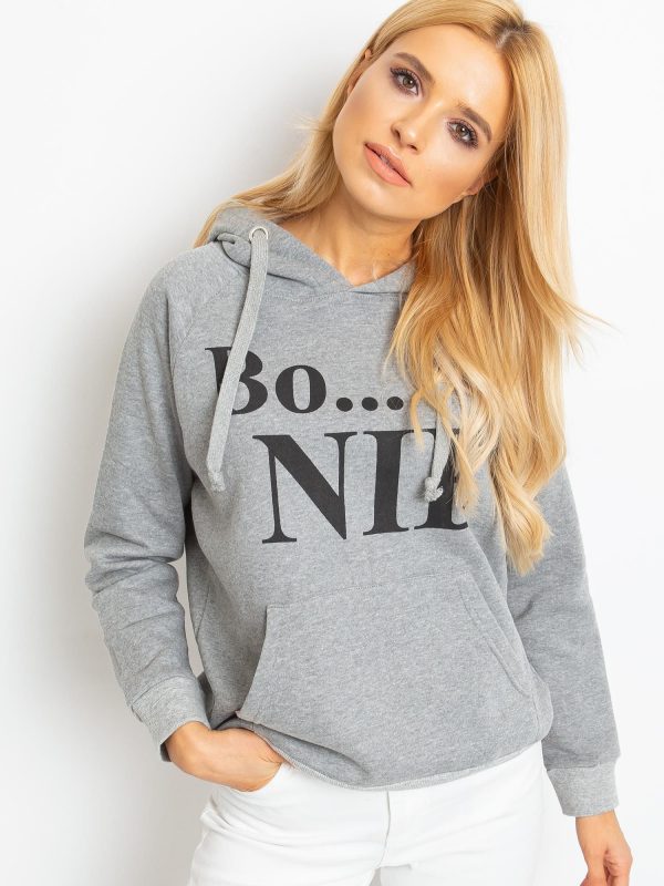 Dark Grey Marigold Sweatshirt