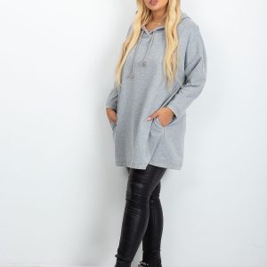 Grey tunic plus size Sonate