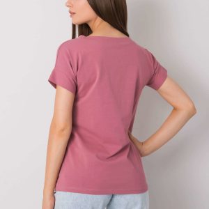 Dirty pink t-shirt with Emille inscription